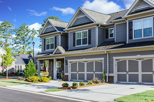 Residential Accordion Doors and Roll-Up Doors: Townhomes/Townhouses