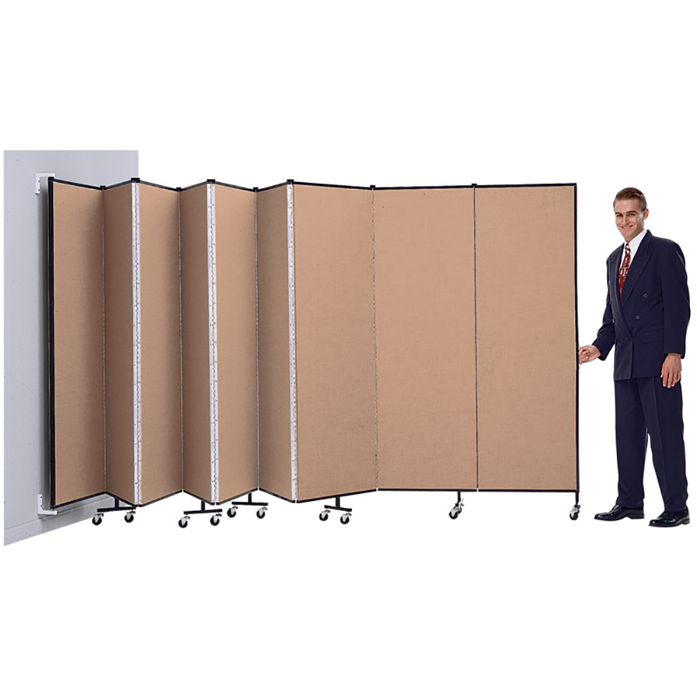 Screenflex Wallmount Room Dividers (9 Panels)