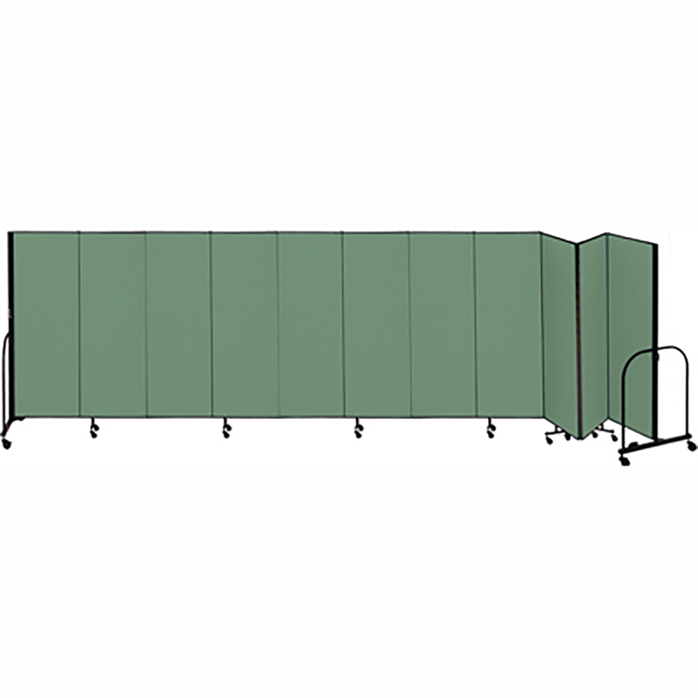 Screenflex Freestanding Room Dividers (11 Panels) - Mallard