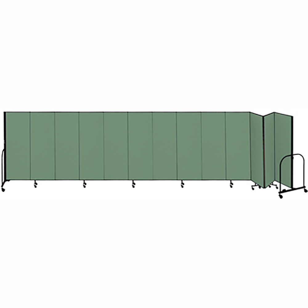 Screenflex Freestanding Room Dividers (13 Panels) - Mallard