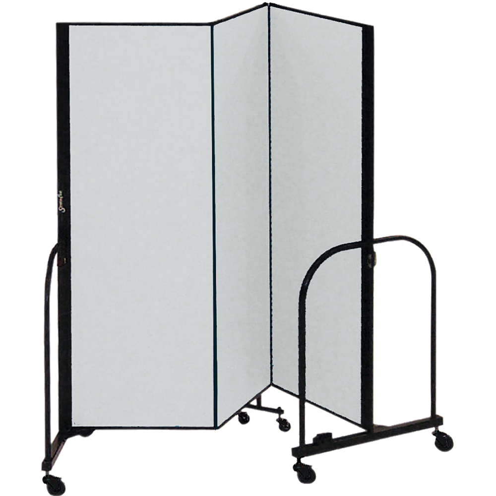 Screenflex Freestanding Room Dividers (3 Panels) - Stone