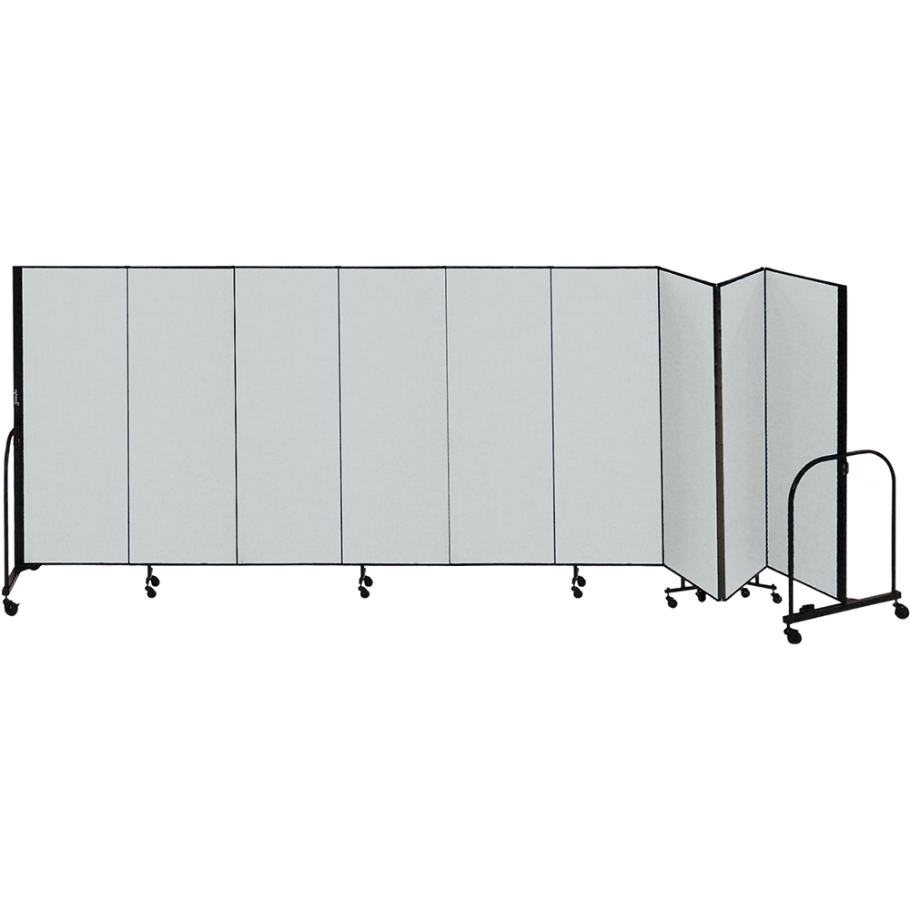 Screenflex Freestanding Room Dividers (9 Panels) - Stone