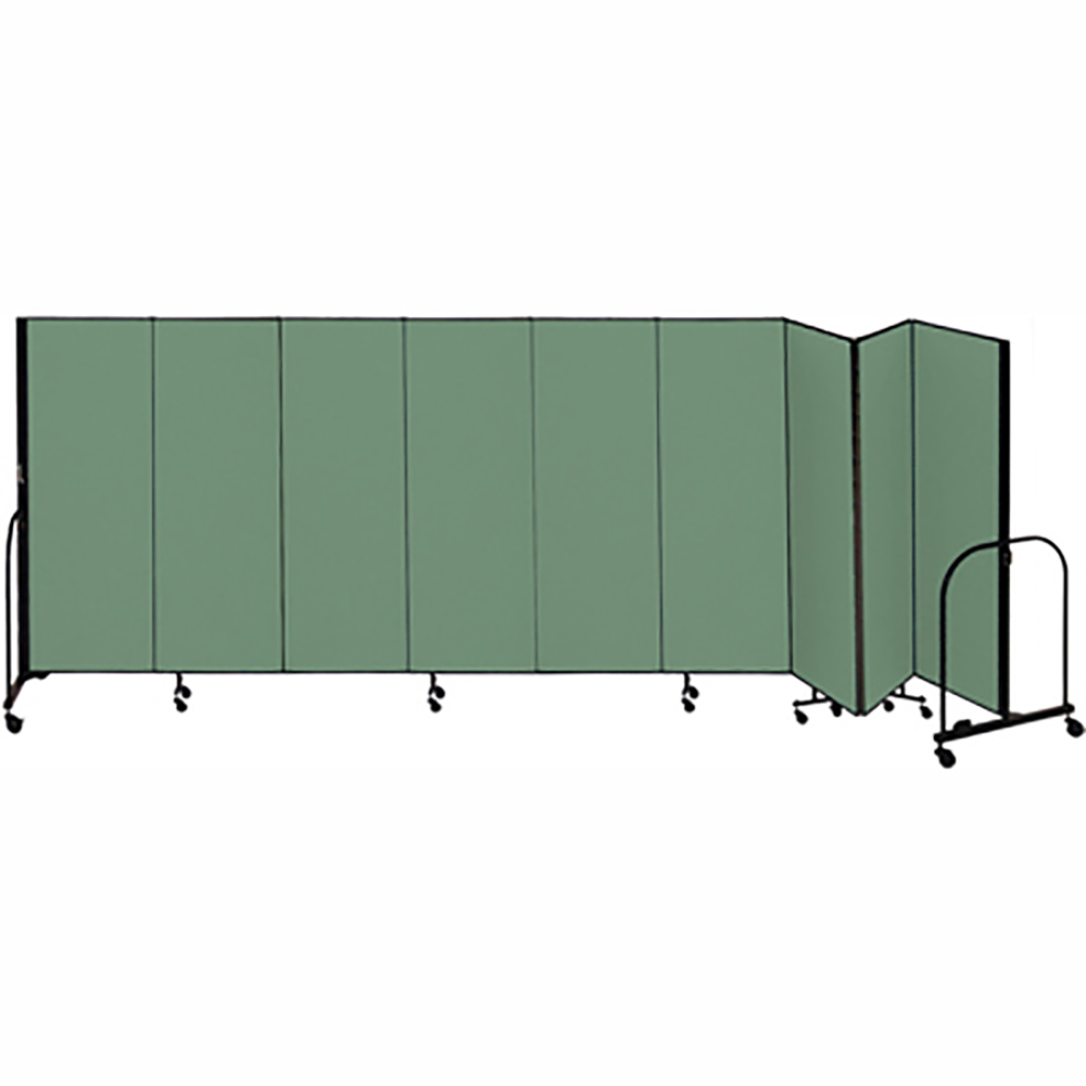 Screenflex Freestanding Room Dividers (9 Panels) - Mallard