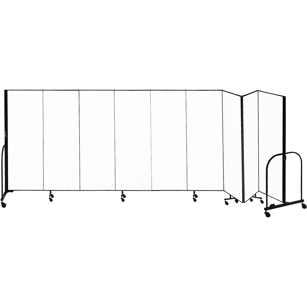 Screenflex Freestanding Room Dividers (9 Panels) - White