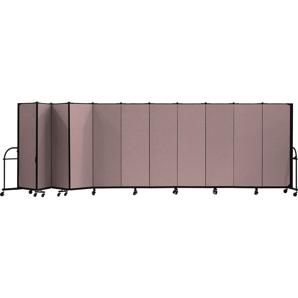 Screenflex Heavy Duty Room Dividers (11 Panels) - Rose