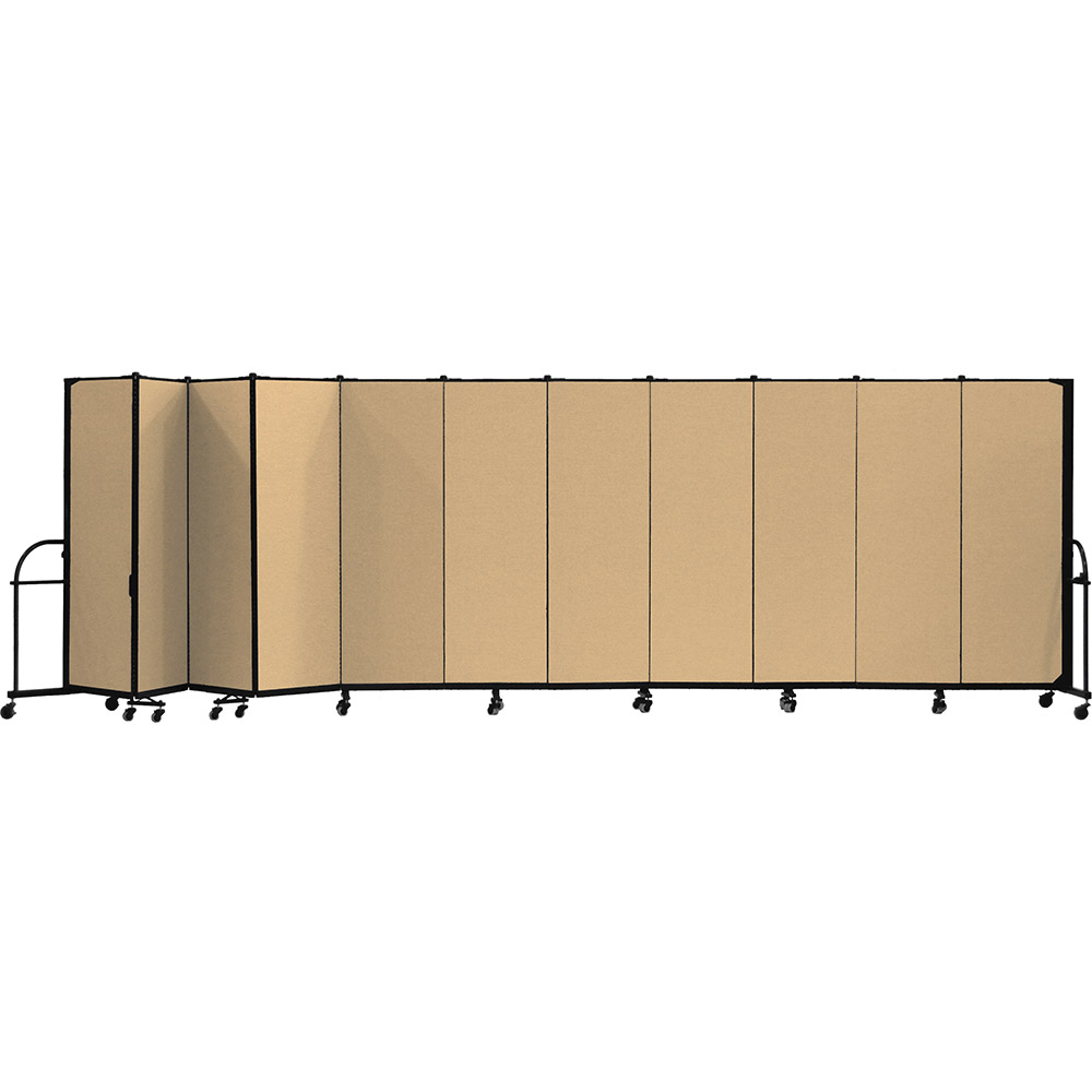 Screenflex Heavy Duty Room Dividers (11 Panels) - Desert