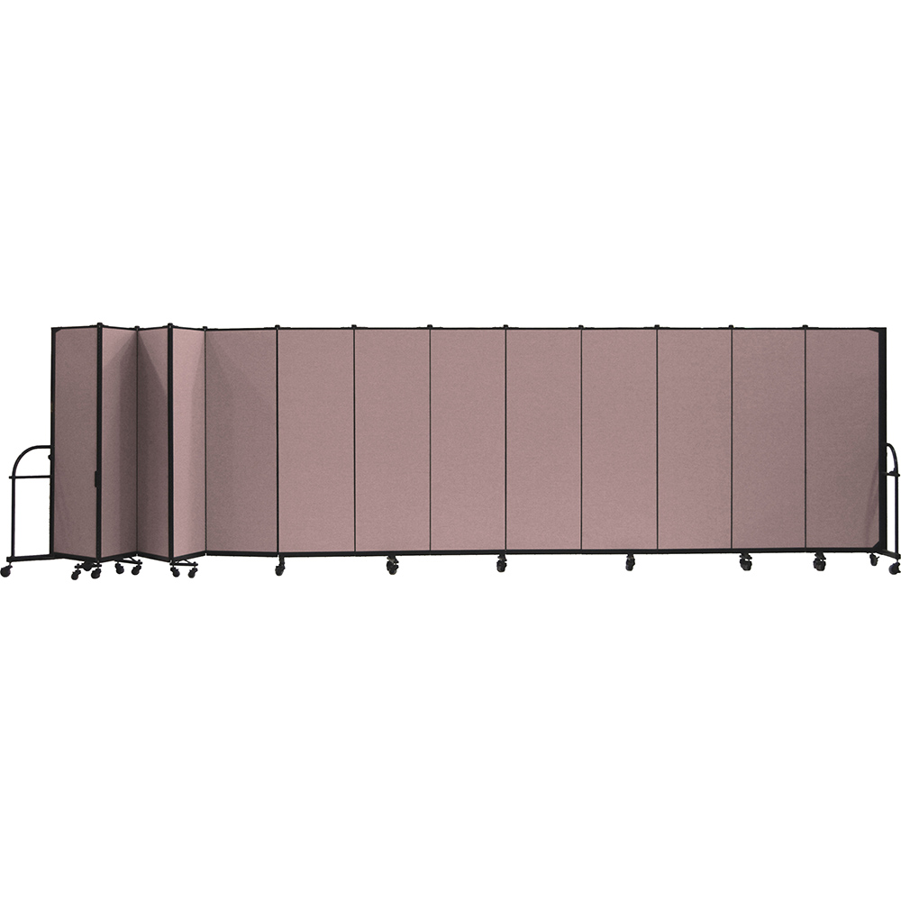 Screenflex Heavy Duty Room Dividers (13 Panels) - Rose