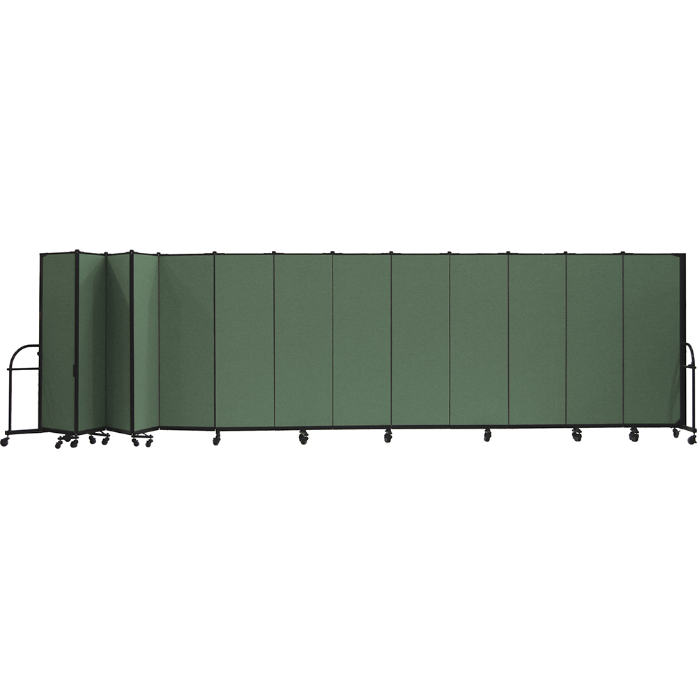 Screenflex Heavy Duty Room Dividers (13 Panels) - Mallard