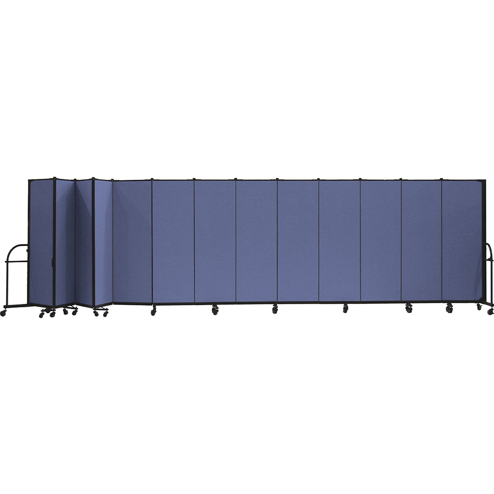 Screenflex Heavy Duty Room Dividers (13 Panels) - Blue