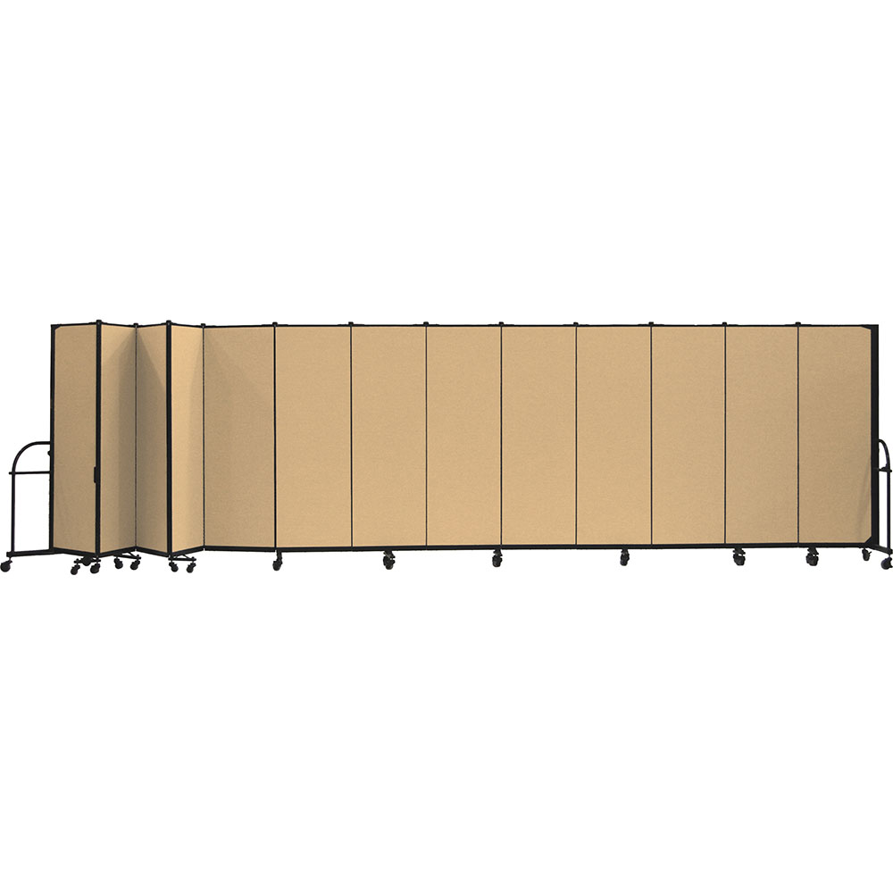 Screenflex Heavy Duty Room Dividers (13 Panels) - Desert