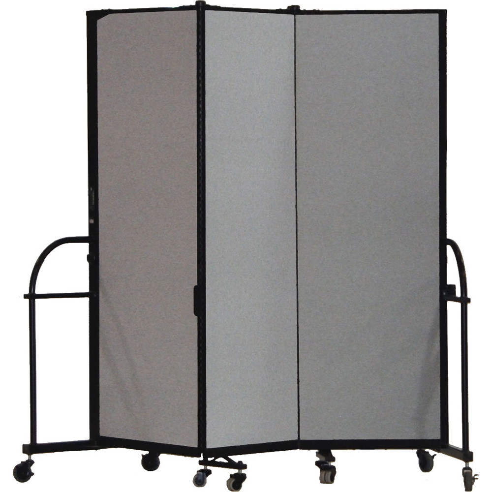 Screenflex Heavy Duty Room Dividers (3 Panels) - Stone