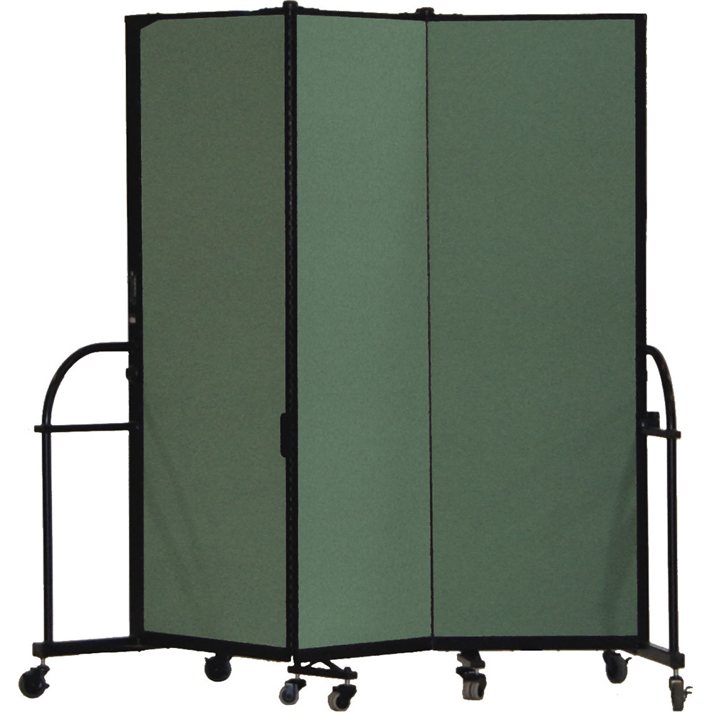 Screenflex Heavy Duty Room Dividers (3 Panels) - Mallard