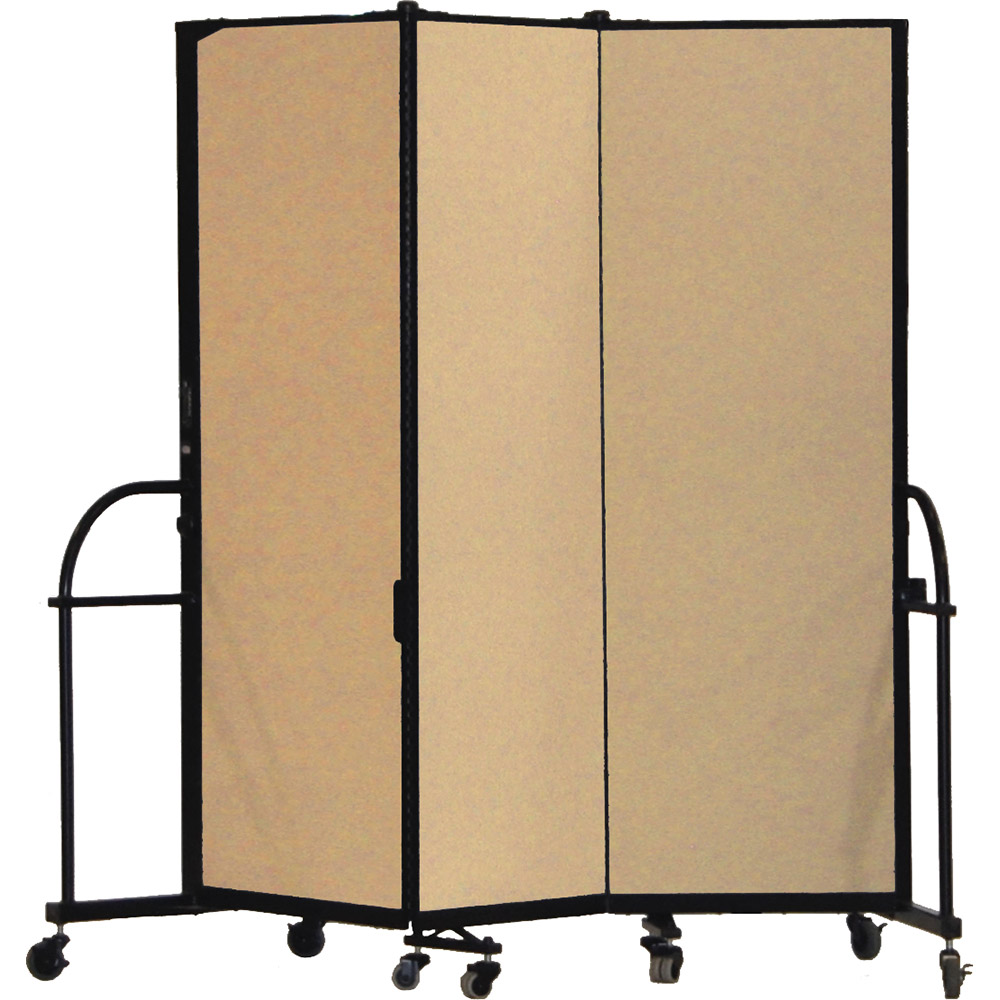 Screenflex Heavy Duty Room Dividers (3 Panels) - Desert