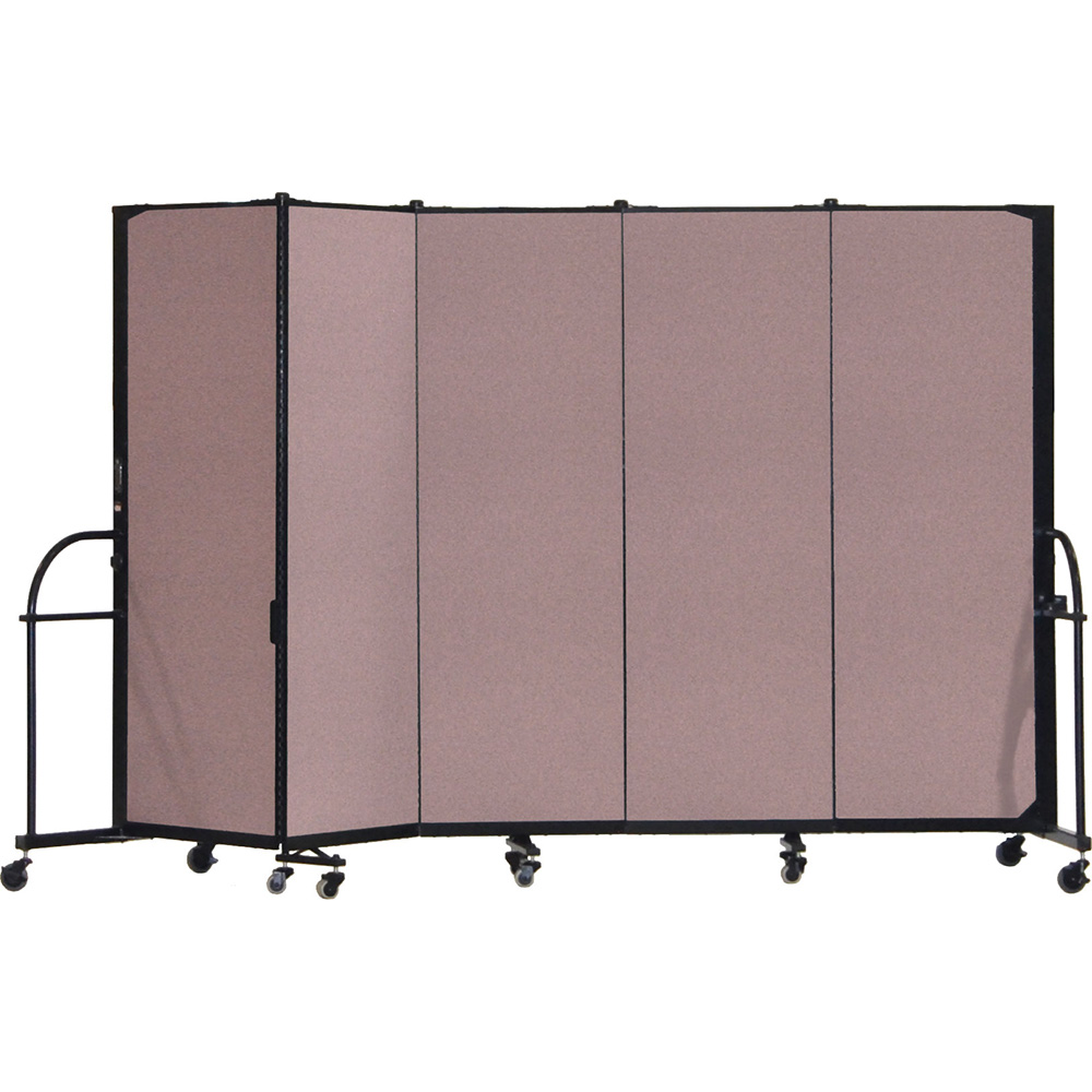 Screenflex Heavy Duty Room Dividers (5 Panels) - Rose