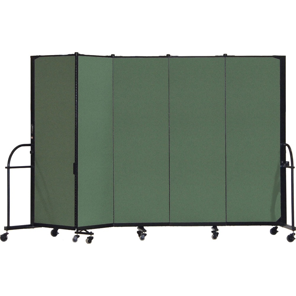 Screenflex Heavy Duty Room Dividers (5 Panels) - Mallard