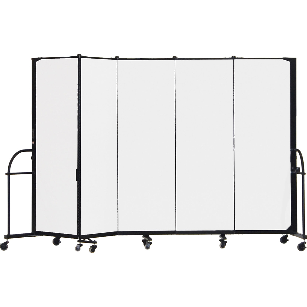 Screenflex Heavy Duty Room Dividers (5 Panels) - White