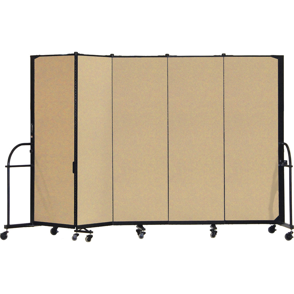 Screenflex Heavy Duty Room Dividers (5 Panels) - Desert