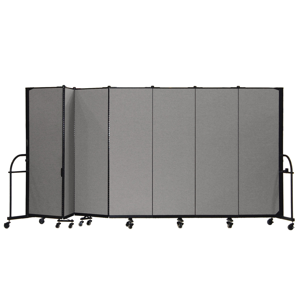 Screenflex Heavy Duty Room Dividers (7 Panels) - Stone