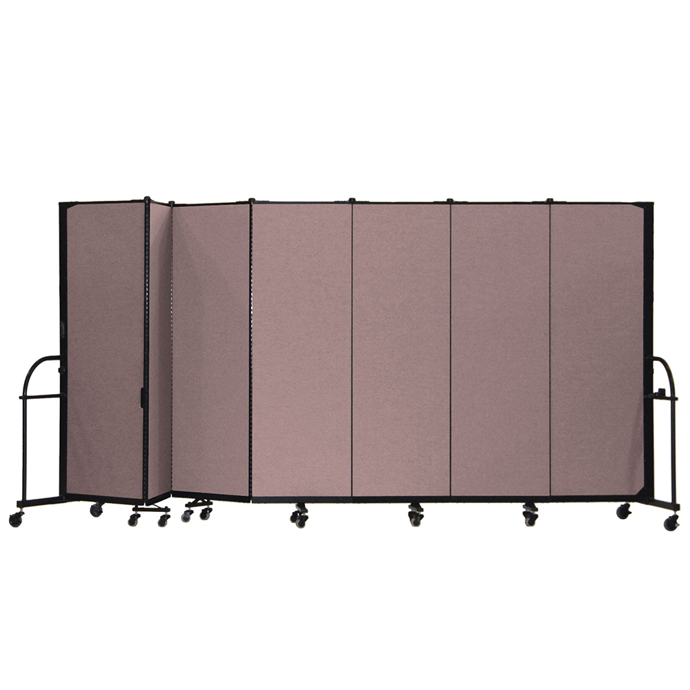 Screenflex Heavy Duty Room Dividers (7 Panels) - Rose