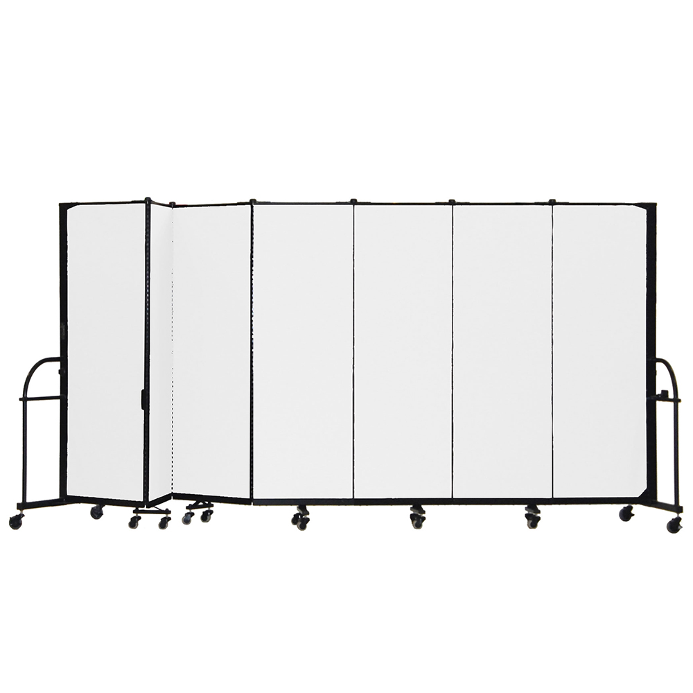 Screenflex Heavy Duty Room Dividers (7 Panels) - White