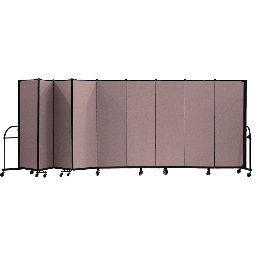 Screenflex Heavy Duty Room Dividers (9 Panels) - Rose