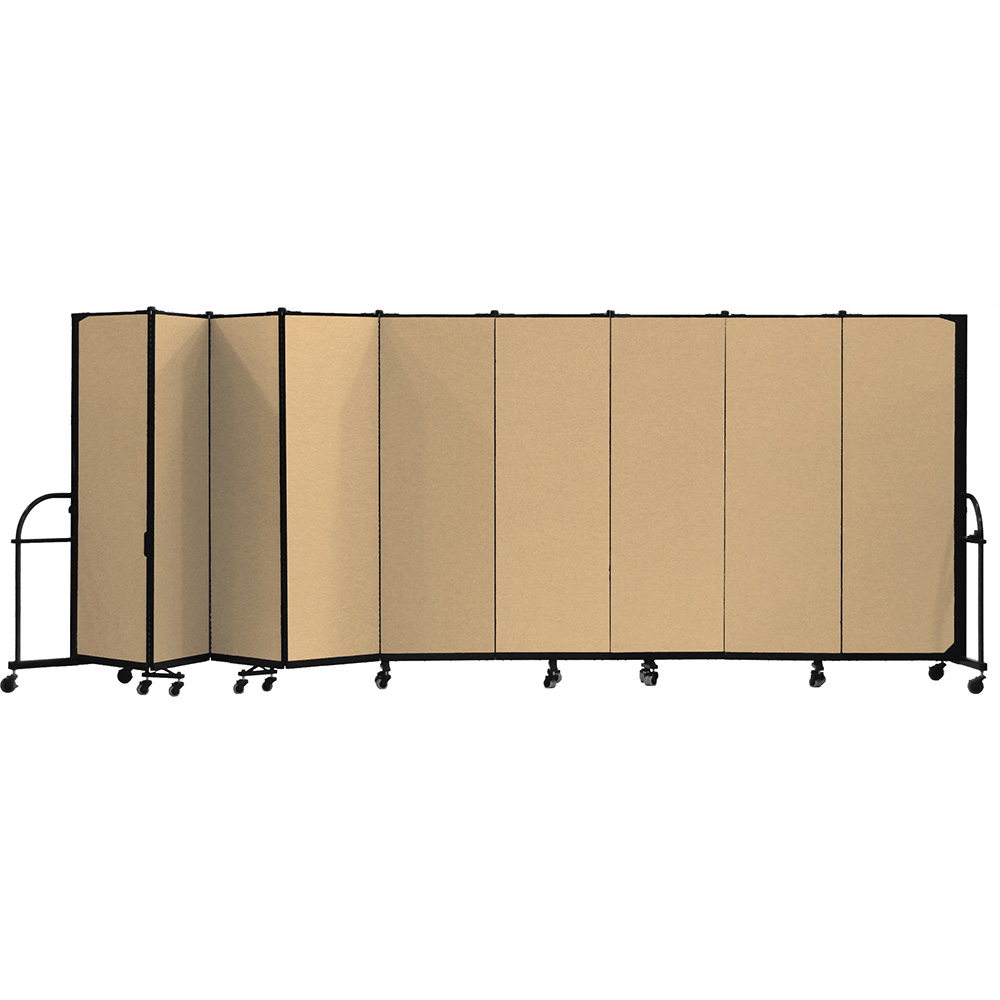 Screenflex Heavy Duty Room Dividers (9 Panels) - Desert