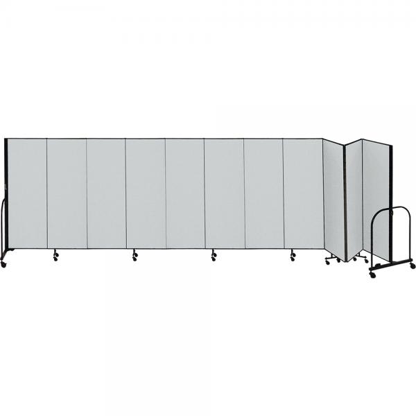 Screenflex Freestanding Room Dividers (11 Panels) - Stone