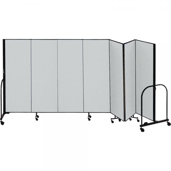 Screenflex Freestanding Room Dividers (7 Panels) - Stone