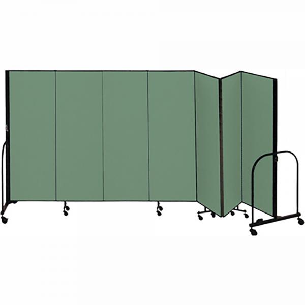 Screenflex Freestanding Room Dividers (7 Panels) - Mallard