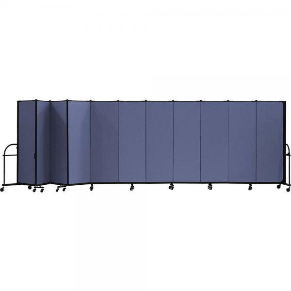 Screenflex Heavy Duty Room Dividers (11 Panels) - Blue