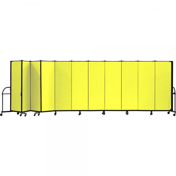Screenflex Heavy Duty Room Dividers (11 Panels) - Yellow
