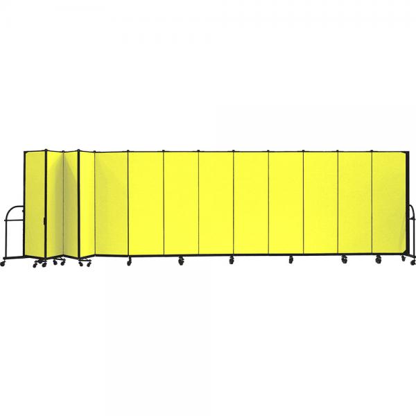 Screenflex Heavy Duty Room Dividers (13 Panels) - Yellow