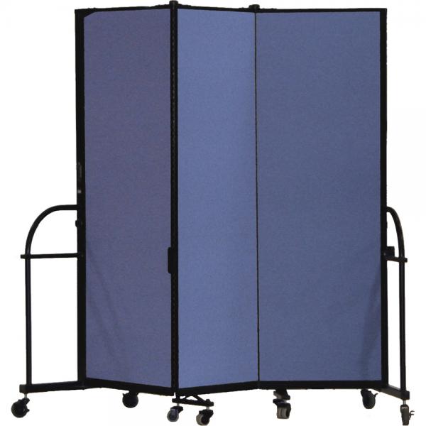 Screenflex Heavy Duty Room Dividers (3 Panels) - Blue