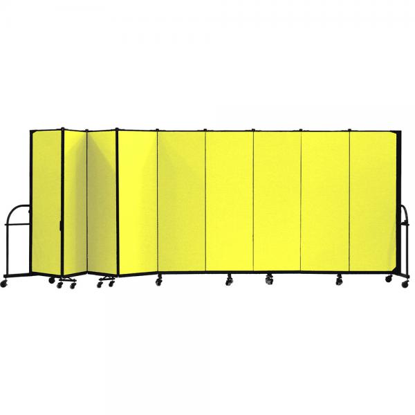 Screenflex Heavy Duty Room Dividers (9 Panels) - Yellow