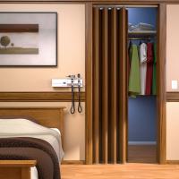 Woodfold S-140H Residential Accordion Closet Doors