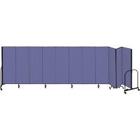 Screenflex Freestanding Room Dividers (11 Panels) - Blue
