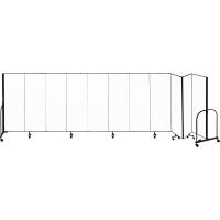 Screenflex Freestanding Room Dividers (11 Panels) - White