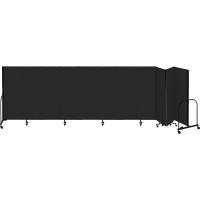 Screenflex Freestanding Room Dividers (11 Panels) - Charcoal