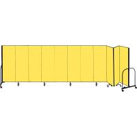 Screenflex Freestanding Room Dividers (11 Panels) - Yellow