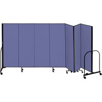 Screenflex Freestanding Room Dividers (7 Panels) - Blue