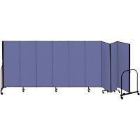 Screenflex Freestanding Room Dividers (9 Panels) - Blue