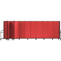 Screenflex Heavy Duty Room Dividers (11 Panels) - Red