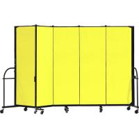 Screenflex Heavy Duty Room Dividers (5 Panels) - Yellow