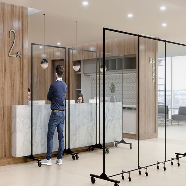 Screenflex Clear Room Dividers